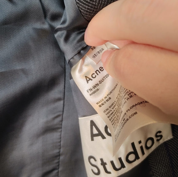 Acne Studios Double Breasted Blazer Size 34 - Picture 11 of 13